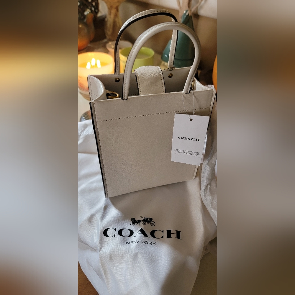 Mini Coach Tote Crossbody with Dust Bag - Picture 1 of 4